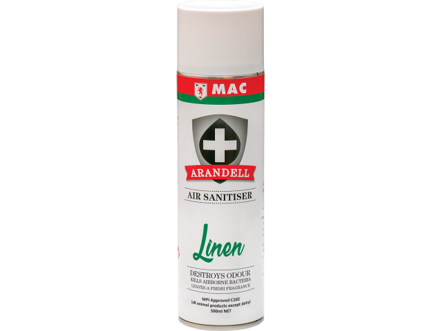 Arandell Air Sanitiser LINEN 500ml Can 