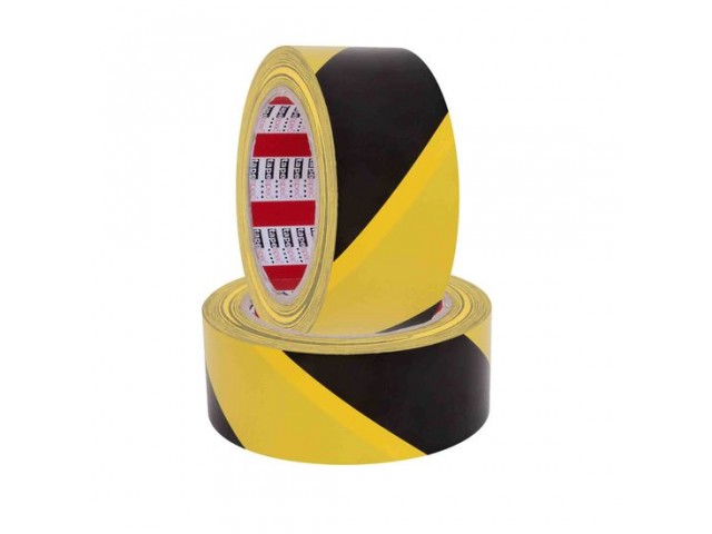 Heavy Duty PVC Safety/Hazard Tape YELLOW/BLACK