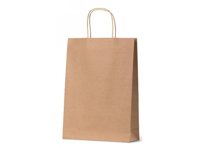 Brown Kraft Triple Wine Carry Bag