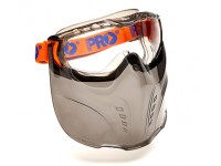 Vadar Goggle & Face Guard Combo Clear Lens