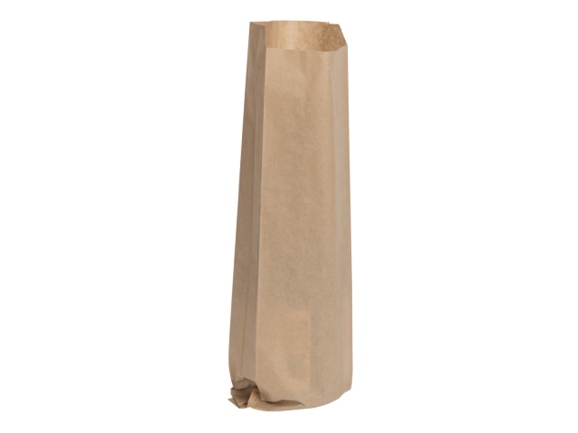 Flat Brown Single Paper Bottle Bag Pack/500