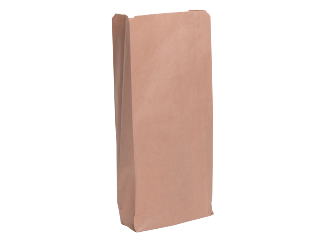 Flat Brown Paper Double Bottle Bag Pack/500