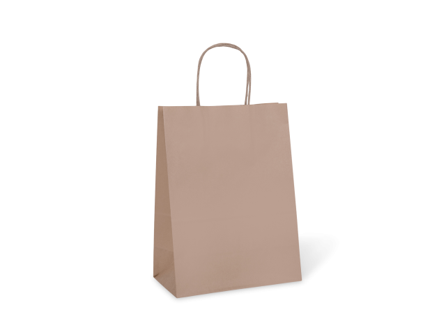 Twist Handle Paper Bag KRAFT #22 Milan