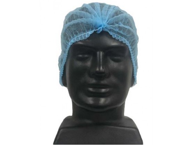 Disposable Blue Crimp Hats (Hair Nets) Carton/1000
