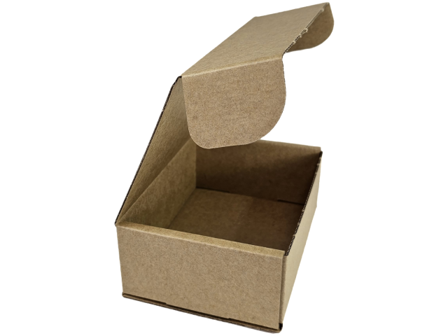 Small (B) KRAFT Hinged Lid Cardboard Box (Print Option Available)  