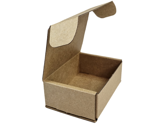 X-Small (A) KRAFT Hinged Lid Cardboard Gift Box (Print Option Available)  