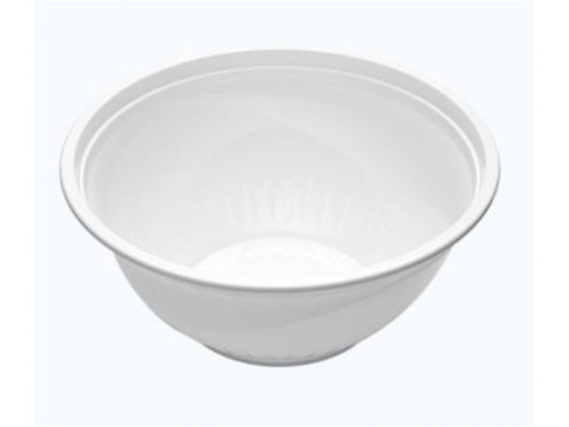 **Last 2 Cartons**Plastic JH1050B Bowl White