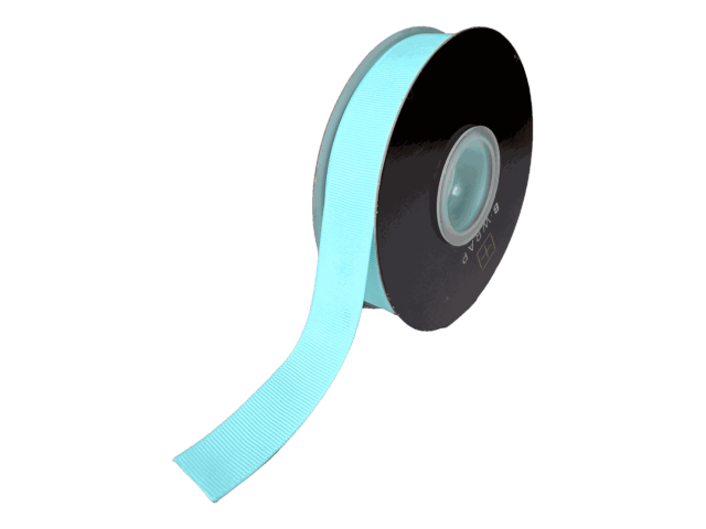 Ribbon Grosgrain 22mm x 30m Aqua