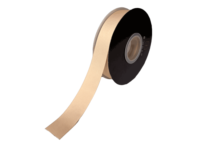Ribbon Grosgrain 22mm x 30m Cappuccino