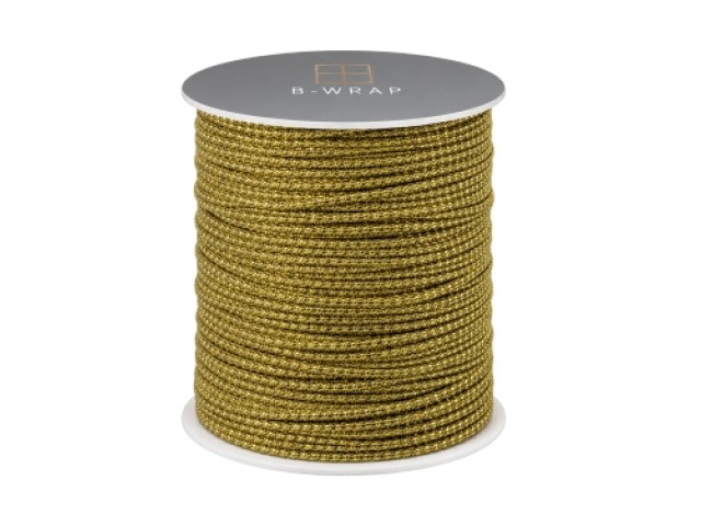 Metallic Cord 0.8mm x 100m Gold