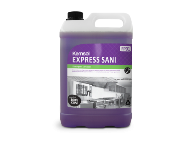 Express Sani Detergent and Sanitiser (Food Grade) 5L (FP01)