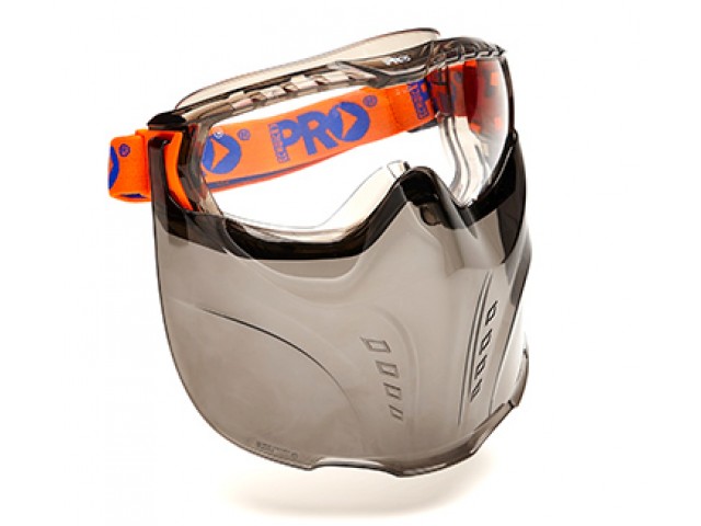 Vadar Goggle & Face Guard Combo Clear Lens