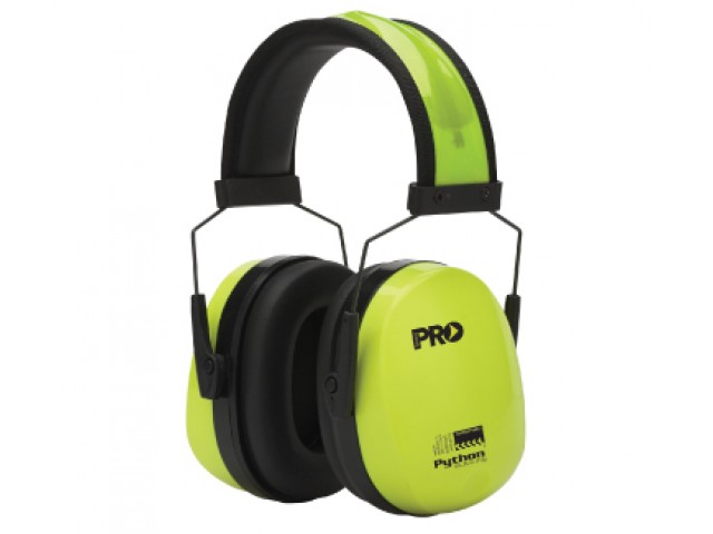 Hi Vis Python Earmuffs Slim-fit (Class 4) -23dB (A)