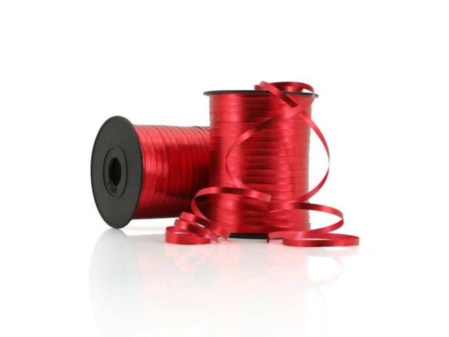 Curling Ribbon Rasatello Red